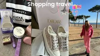 Shopping travel girly vlog