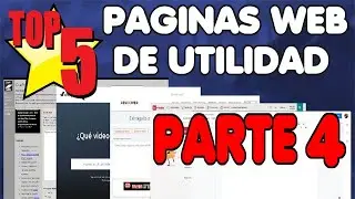 Top 5 De Páginas Web De Mucha Utilidad | Parte 4 👌