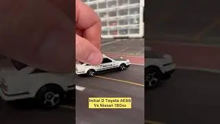 Initial D Toyota AE86 vs Nissan 180sx 🚗🔥💨 