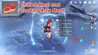 Chilled Meat Location And Cooking Raw Meat  - Genshin Impact