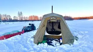 Winter Camping in Alaska at -10 Fahrenheit