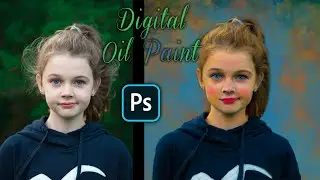 Amazing Photoshop Digital Oil Paint Art by hba000 Freelancing.