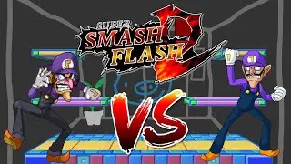 Waluigi VS Super Smash Flash 2: Waluigi Vs Waluigi.