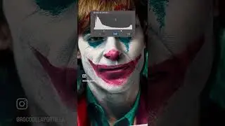 Hack de #Photoshop para ponerte el maquillaje del #joker #photoshop #zacefron