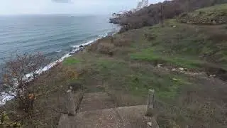 13.2 Обзор на тропинку к ближнему дикому пляжу возле водонапорной станции