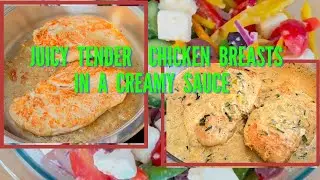 Chicken recipe  Juicy Tender Creamy Garlic Chicken Breasts   Quick & Easy   How to cook chicken