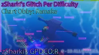 zSharki's Glitch Per Difficulty Chart Obby: Remake - ALL STAGES