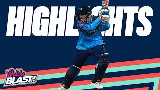Yorkshire Batsmen In The Runs | Yorkshire v Nottinghamshire  - Highlights | Vitality Blast 2022