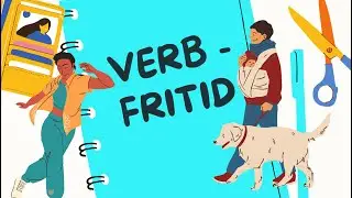 Verb - fritid/ Verb - spare time / Lär dig svenska   #sfi #svenska #swedishforbeginners