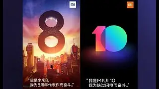 MIUI 10 interface and news about Xiaomi Mi 8, Mi Band 3