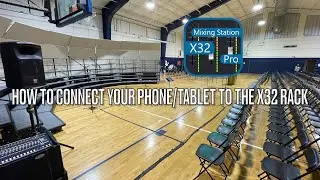 How to CONNECT Your Phone/Tablet with the Behringer X32 Rack With A WiFi Router!