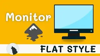 Inkscape Beginner Tutorial - Draw a Computer Monitor in Inkscape under 10 minutes 2023