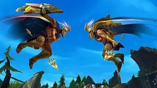 New Pantheon Q, W, E, R vs 2nd Pantheon, Yasuo W, Braum E!
