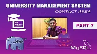 PHP & MYSQL || University Management System || Contact Area || Part-7