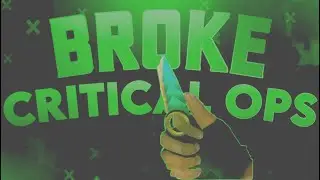 I BROKE CRITICAL OPS...