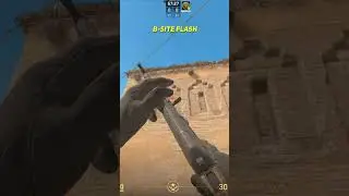 B Site Flash Dust 2 #shorts #cs2