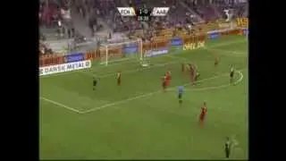Kasper Kusk scoring mod FC Nordsjælland