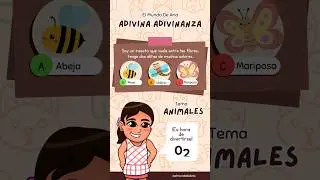Adivina Adivinanza 🦋 ¿Qué animal es? #shorts #adivinanza