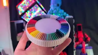 Spinning Filament Swatch Display