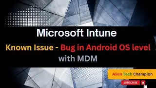 MS157 - Known Issue 