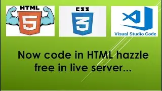 Open HTML code in Visual Code Studio in live server | Html tuitorial
