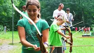 Archery at Kingsley Pines Camp