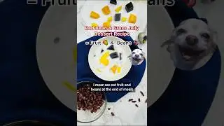 Red Bean Grass Jelly Dessert Recipe