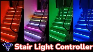 Stair Light Controller. WiFi Stair Pixel Light Automatic RGB Stair Light Controller7415463658
