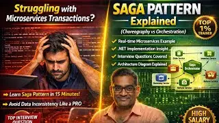 Top Interview Question: Saga Pattern Explained 💰 By Mr.Narendrababu