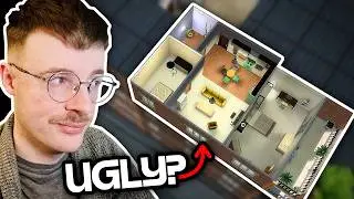 i fixed an UGLY starter apartment in The Sims 4 🤮