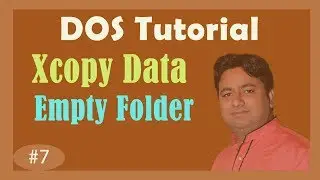 Dos Tutorial - 7 : XCOPY Command Tutorial - Learn MS DOS in Hindi - DOS Tutorial
