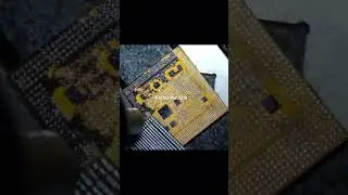 Cleaning A13 CPU with an iPhone 11 Wifi Module #shorts
