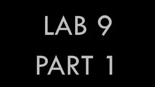 Lab 9 (Part 1)