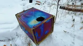 титановая печь дает жару