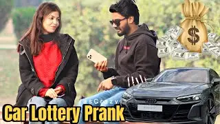 Car Lottery Prank On Cute Girl 