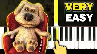 Talking BEN - Theme Song - VERY EASY Piano tutorial