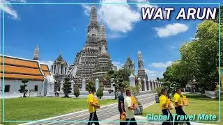 Let's Explore WAT ARUN Temple of Dawn BANGKOK 🇹🇭 Thailand