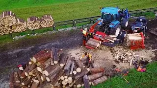 Forest Exploiting & Firewood Processor | Firewood Production Line | Firewood Processing Machines