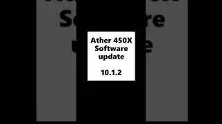Ather 450X software update 10.1.2