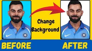 Change Background colour of Passport size Photo