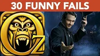 Temple Run Oz FUNNY FAILS | 30 Funny Fails in Dark Forest