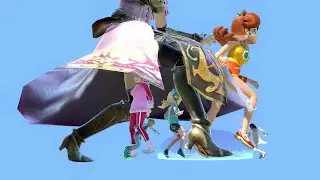 SSBU Giantess - 8-player Growth Battle