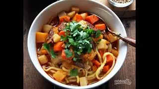 ОВОЩНОЙ ЛАГМАН.Очень вкусный и быстрый лагман,дети тоже обожают их