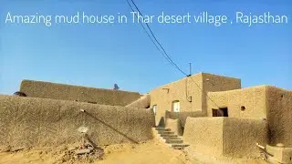 Amazing Mud house 😍 in thar desert, Rajasthan|| Desert village's people real life||