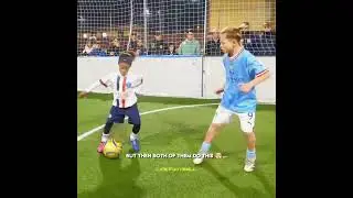Mini Ronaldinho Plays Against Kid Haaland🥶☠️ 