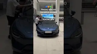 Палитра вживую у XIAOMI #xiaomicar #xiaomi #автоизкитая #автоподзаказ #китайскиеавто #автоподключ