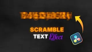 Scramble Text Animation | DaVinci Resolve 20 Tutorial (QUICK & EASY)