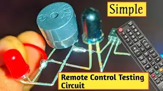 Remote Control Testing Circuit | Flame Detector | IR Remote Tester | DIY Electronic Circuit Project