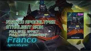 Franco Starlight Skin Free | New Patch | 100% Safe | Full Skill Effect + Animation | Mobile Legends