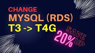 เปลี่ยน Instance Type RDS(MySQL)  t3 เป็น t4 ง่ายนิดเดียว